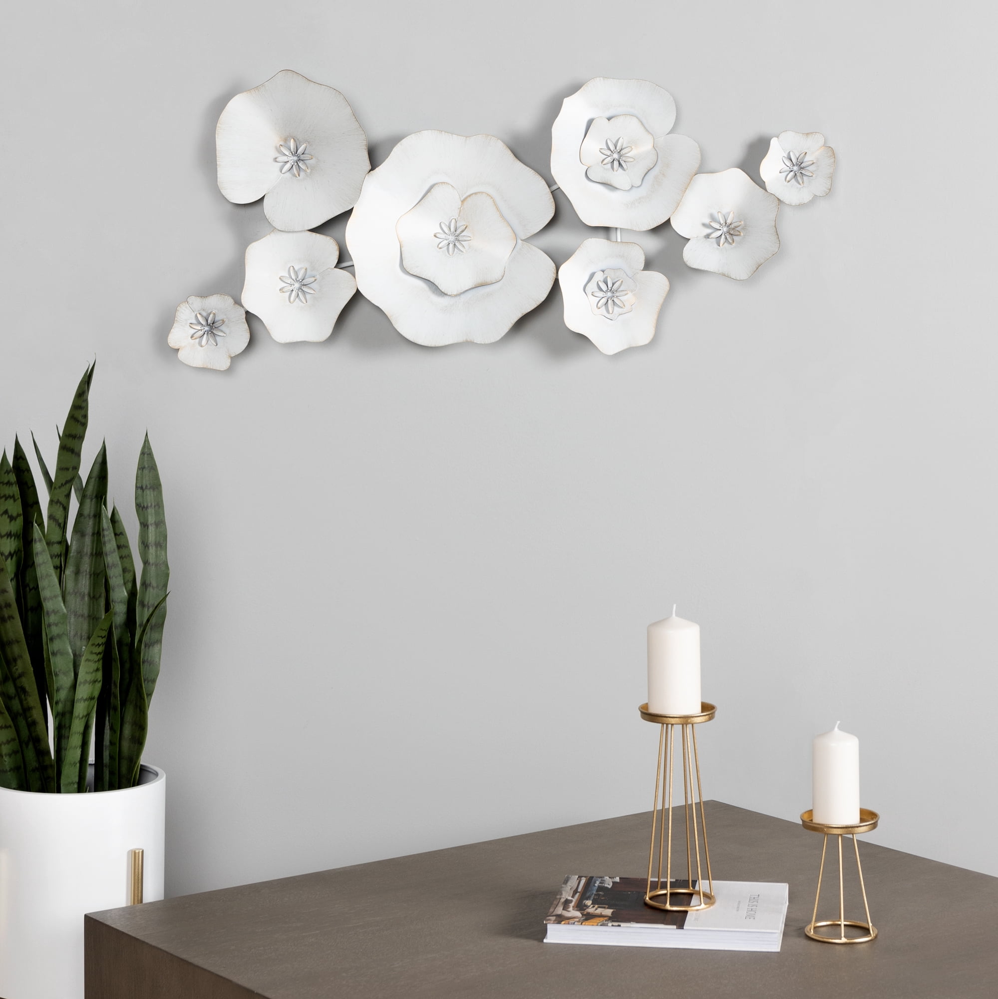 Stratton Home Decor Lily Pad Metal Wall Sculpture - Walmart.com