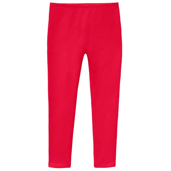 Made in USA Soft Fleece Stretch Leggings| Candy Apple