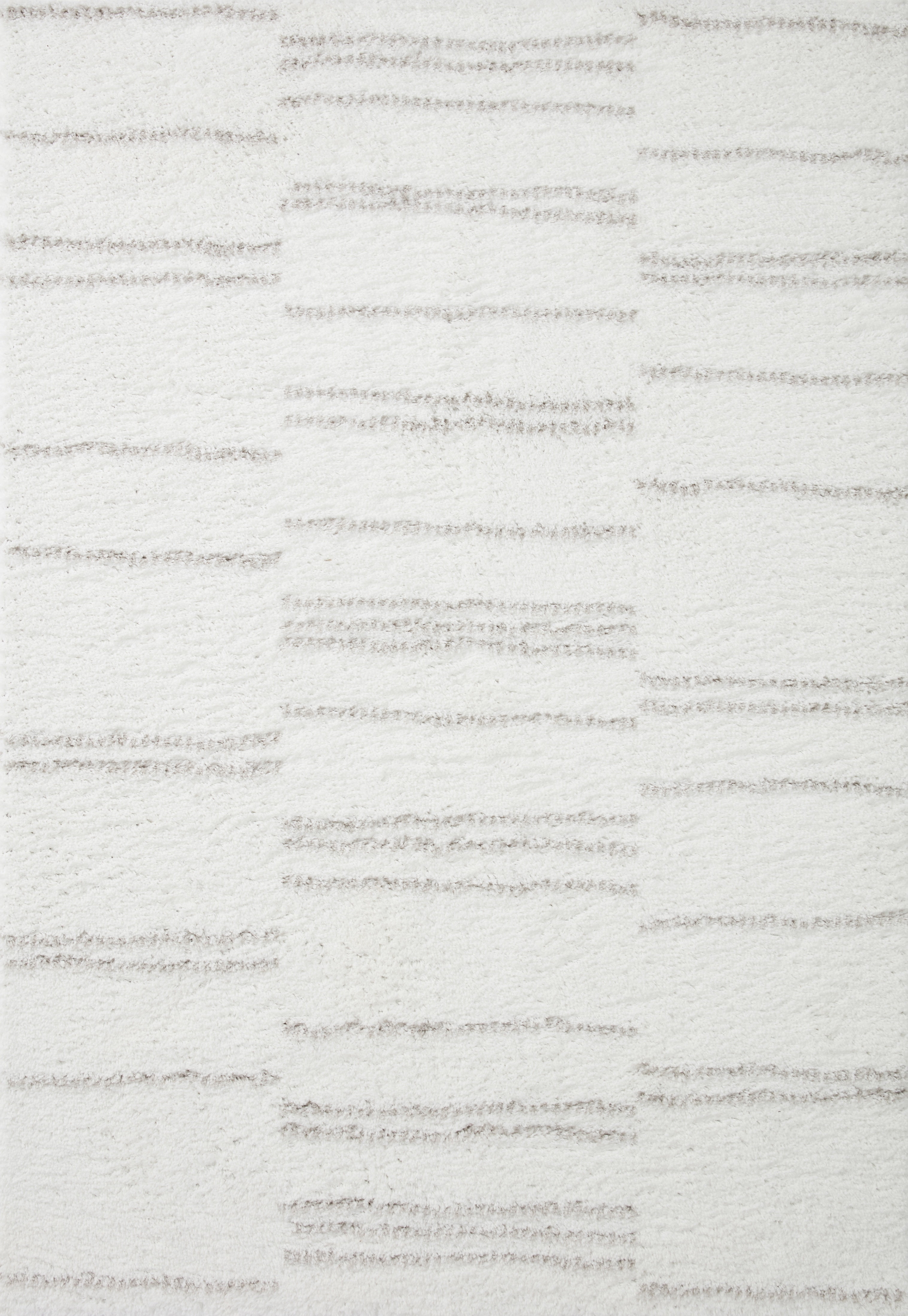 Loloi Bliss Shag White / Grey 9'-3" x 13' Area Rug