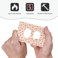 thumbnail image 4 of DouZhe 1-Gang Duplex Outlet Cover, Modern Animal Spots Yellow Decorative Wall Plates, 4 of 7