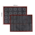 thumbnail image 3 of Perforated Silicone Baking Mat Non-stick Heat Resistant 40x30 Macaron Pastry Pad, 3 of 9
