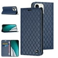 thumbnail image 1 of Allytech for Apple iPhone 13 Pro 6.1 inch Cover,Premium Leather Wallet Case Flip Kickstand Cover RFID Blocking Card Slots Magnetic Closure Phone Case,Blue, 1 of 11