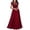 Red, variant on Sngxgn Dresses for Women Front Tie Cap Sleeves V Neck Midi Bodycon Dress(Green,S)