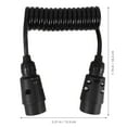 thumbnail image 2 of CRAFTHROU Trailer Plug Socket for Transportation Adjustable Length 1Pack, 2 of 7