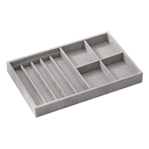 Soporte para joyería, bandeja para anillos, estuche portátil para almacenamiento de joyas, joyero para collares, anillos, uso doméstico, hombres Estilo B
