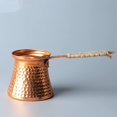 thumbnail image 4 of Jinsinto Turkish Coffee Maker Coffee Machine Moka Pot 3 People 200ML Copper Handmade High Quality Decorative Gift Accessory, 4 of 5