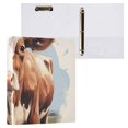 thumbnail image 3 of Cows Grassland 3 Ring Binders 1.5 inch Hardcover File Folders with Interior Pockets A4 Size Organizer for School Office Hospital Set of 2, 3 of 8