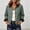 Army Green barn jacket, variant on Womens Cropped Utility Jacket Shacket Button Down Short Coat Contrast Corduroy Collar Long Sleeve Casual Fall Lightweight Outerwear Tops