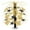 Black & Gold, variant on Happy New Year Cascade Centerpiece, (Pack of 6)