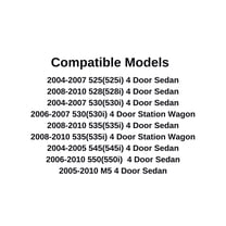 Passenger Right Side Front Door Window Door Glass Compatible with BMW 525i 528i 528xi 530i 530xi 535i 535xi 545i 550 550i M5 2004-2010 Models