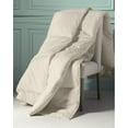 thumbnail image 4 of EASYCOT Luxurious Feather Down Alternative Comforter, Hotel Collection Duvet Insert Comforter for All Season,100% Soft Egyptian Cotton Shell with Corner Tabs 400 GSM Ivory , California King, 4 of 6
