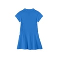 thumbnail image 3 of HAJWOH Girls Short Sleeve Summer Polo Shirt Dress Kids Casual Pleated School Uniform Polo Dresses Blue 4-5 Years, 3 of 3