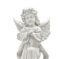 thumbnail image 2 of Resin White Angel Statue Desktop Decor Collection Window Props Including  1 Christmas prayer hold hands, 2 of 8