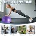 thumbnail image 7 of BESTSKY Exercise Ball,21.65in Yoga Ball For Pregnancy,Anti-Slip Pilates Ball,Purple, 7 of 7