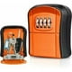 thumbnail image 1 of Mini Caja Fuerte para Llaves para Exteriores montada en la Pared con código reiniciable de 4 dígitos Caja para Llaves a Prueba de Agua para el hogar, Escuela, Oficina, fábrica, Garaje Naranja, 1 of 1