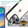 thumbnail image 3 of XClear (6 in 1 Bundle) for iPhone 14 Pro Max : 3-Pack Screen Protector & 2 Pack Camera Lens Protector & 1pc Clear Case - Black, 3 of 7