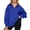 AGH33-Blue, variant on VV AVEORS Womens Oversized Sweatshirts Fall Fashion Hoodies Half Zip Casual Cozy Pullover Long Sleeve Shirts Clothes Light Purple L