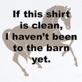 thumbnail image 2 of CafePress - Dirty Barn Shirt W/ Horse Body Suit - Baby Light Bodysuit, Size Newborn - 24 Months, 2 of 4