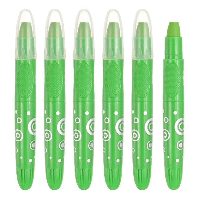 Uxcell 6Pcs Watercolor Gel Crayon for Coloring, Grass Green