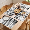 thumbnail image 5 of Abstract Grey Placemats Set of 1, Yellow Mottled Gradient Texture Farmhouse Non-Slip Place Mats Washable Table Mats for Kitchen Dining Table Decorations Indoor/Outdoor, 5 of 9