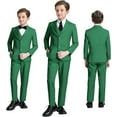 thumbnail image 2 of Lycody Boy's Formal Suit Set 3 piece Slim Fit Kids Tuxedo Suits for Wedding Teen Toddler Boy Dress Suit Outfit, 2 of 6