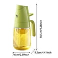 thumbnail image 3 of Function Olive Oil Sprayer and Dispenser Bottle for Precision Cooking Kitchen Air Frying and BBQ, 3 of 4