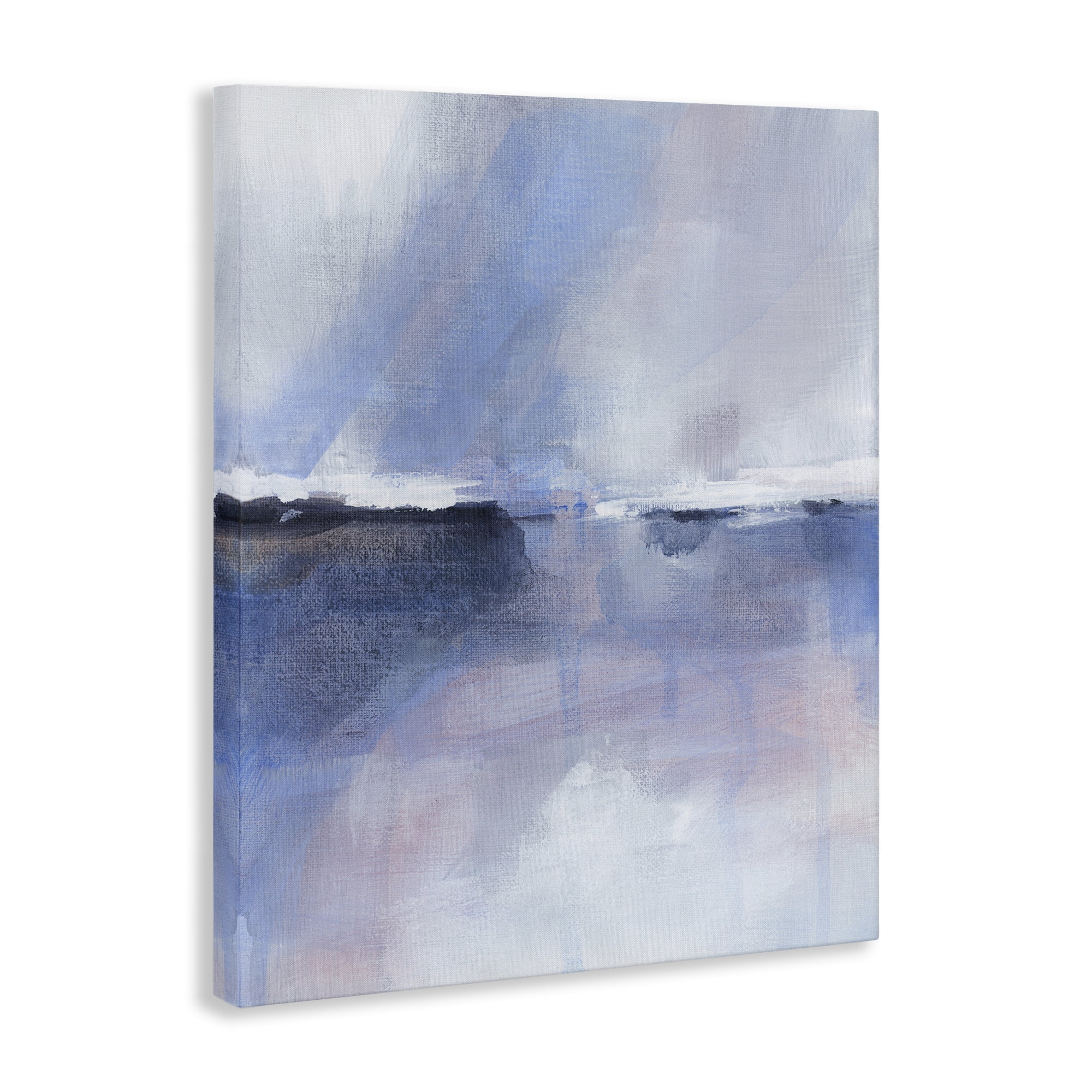 Stupell Industries Subtle Landscape Abstraction Abstract Painting Gallery Wrapped Canvas Art Print Wall Art, 30 x 40