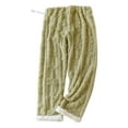 thumbnail image 3 of THDHVS Maternity Pants,Maternity Pants for Women,Maternity Loungewear Pants High Waistband and Adjustable Belly Support Flannel Plush Fabric and Plus Size Loose Fits Ensure Maximum Relaxation, 3 of 8