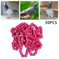 thumbnail image 3 of 100 Piezas 2021 Aluminio Pájaro Paloma Carreras Paloma Pierna Anillos Bandas Multicolor , Rosado Sunnimix Anillos de pierna de paloma, 3 of 7