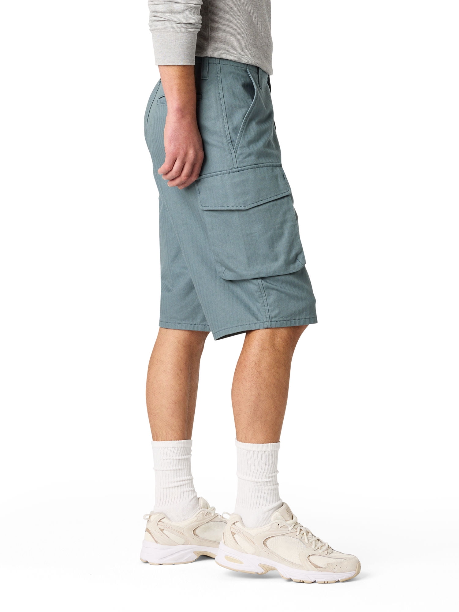 Levi Strauss Signature™ Men's and Big and Tall Loose Cargo Shorts, 12" Inseam
