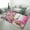 Flannel-3, variant on Pink Bike at Eiffel Tower Carpet for Home Decoration Rugs Soft Carpet for Bedroom Room Living Room Bathroom Entrance Door Non-slip Comfort Mat