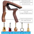 thumbnail image 3 of Guitar Capo with Guitar Tuner Clip Guitar Accessoriesor for Acoustic Electric Ukulele Guitar and More, 3 of 6
