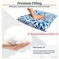thumbnail image 5 of YLLN 18x18 in Outdoor Throw Pillows Set of 2, Waterproof & Fade-Resistant, Decorative Cushion With hidden zipper, for Patio Furniture (Blue), 5 of 7