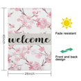 thumbnail image 5 of Spring Summer Multicolored Flower Leaves Garden Flag 28x40 Inch Double Side for Outdoor Courtyard Garden Decor Flowers Welcome Holiday Flag for Outside Decoration, 5 of 6