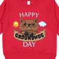 thumbnail image 3 of Inktastic Happy Groundhog Day Cute Toddler Sweatshirt, 3 of 4