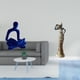 thumbnail image 2 of Figura de pensador abstracto,Estatua de pensador abstracto,decoración para el hogar,Figura de escritorio,Artesanía de escritorio con figuras africanas coleccionables,Estatua de dama, 2 of 8