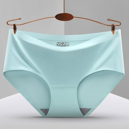 Women Briefs Diaper Ribbed Invisible Panties Seamless Underwear Soft Underpants Lace Stretch Ladies Briefs Seamless Thong Shapewear Plus Size Soft Undies My Orders