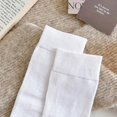 thumbnail image 4 of Kinyoki Crew Socks for Women, Thin Cotton Casual Soft Aesthetic Womens Socks 5 Pairs, 4 of 6
