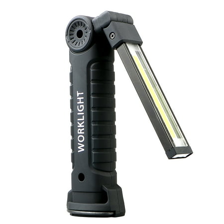 TSV Rechargeable Work Light COB Portable Work Lights with Magnetic Base Ultra Bright LED Flashlight, Inspection Lamp for Car Repair Home Using  and Emergency