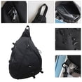 thumbnail image 2 of husxh Large Capacity Traveling Chest Bag Nylon Fashion Casual Simple Portable Adjustable Strap Women Messenger Bags for Outdoor, 2 of 8