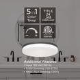 thumbnail image 3 of AFX Oscar 19" Flush Mount Black, 3 of 6