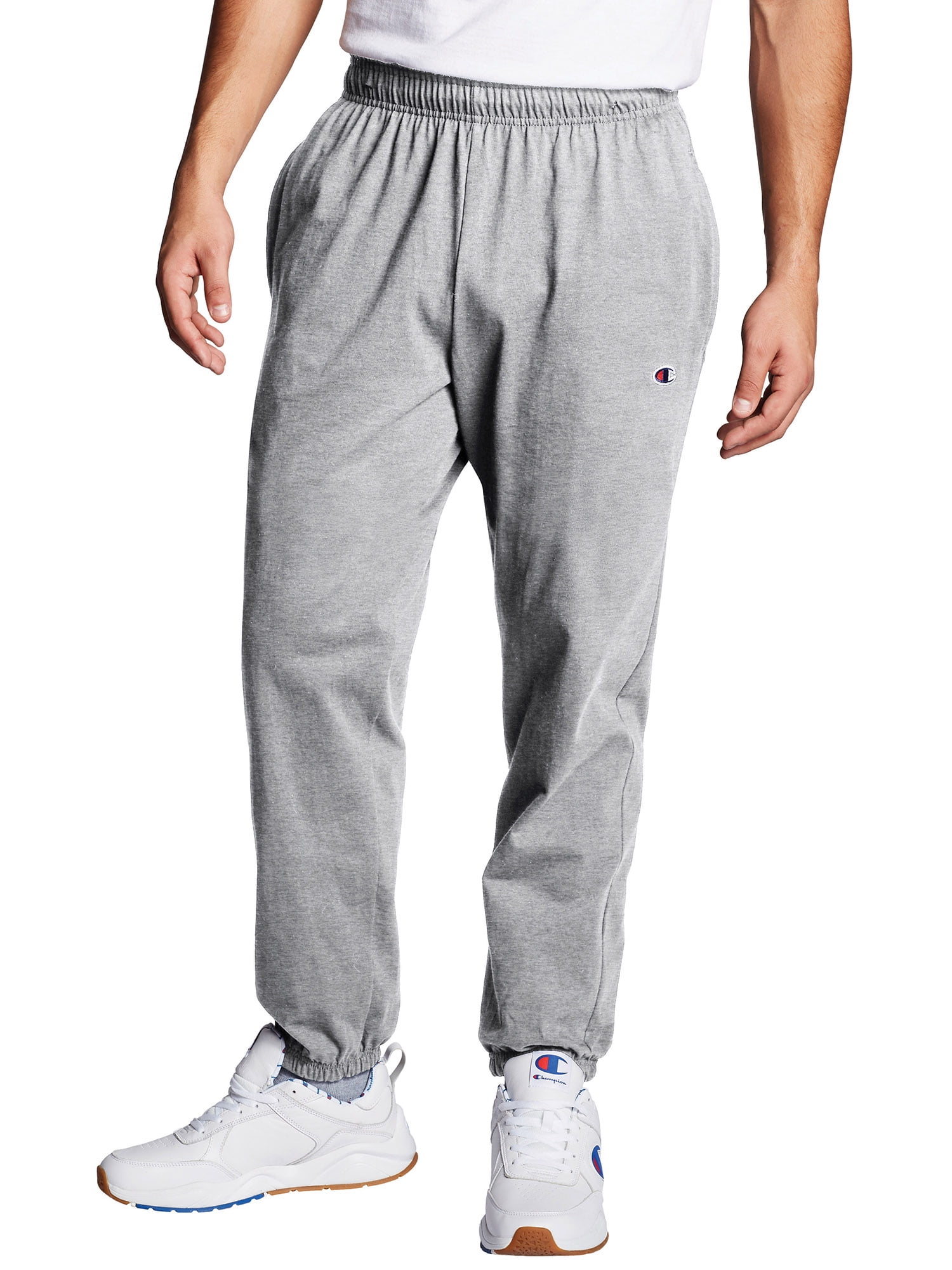 Champion Men’s and Big Men's Closed Bottom Jersey Pants Active Up to ...