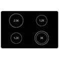 thumbnail image 6 of Frigidaire Induction Electric Cooktops in Stainless Steel with 4 Burners, 6 of 7