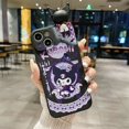 thumbnail image 3 of Sanrio Kuromi Cute Phone Cases For iPhone 15 14 13 12 11 Pro Max Mini XR XS MAX 8 X 7 SE Plus Anti-drop Soft Silicone Cover, 3 of 5