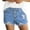 Light Blue, variant on VBVC Women's Button Fly Distressed Denim Shorts,Ripped Frayed Hem Jean Shorts For Women,Ladies High Waist Stretchy Shorts with Pockets,Black,XXS-3XL