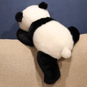 Realistic Panda Plush Toy - 12 Lifelike Stuffed Animal for Stress Relief & Collectors (Soft Emotional Support Gift for Kids/Adults)