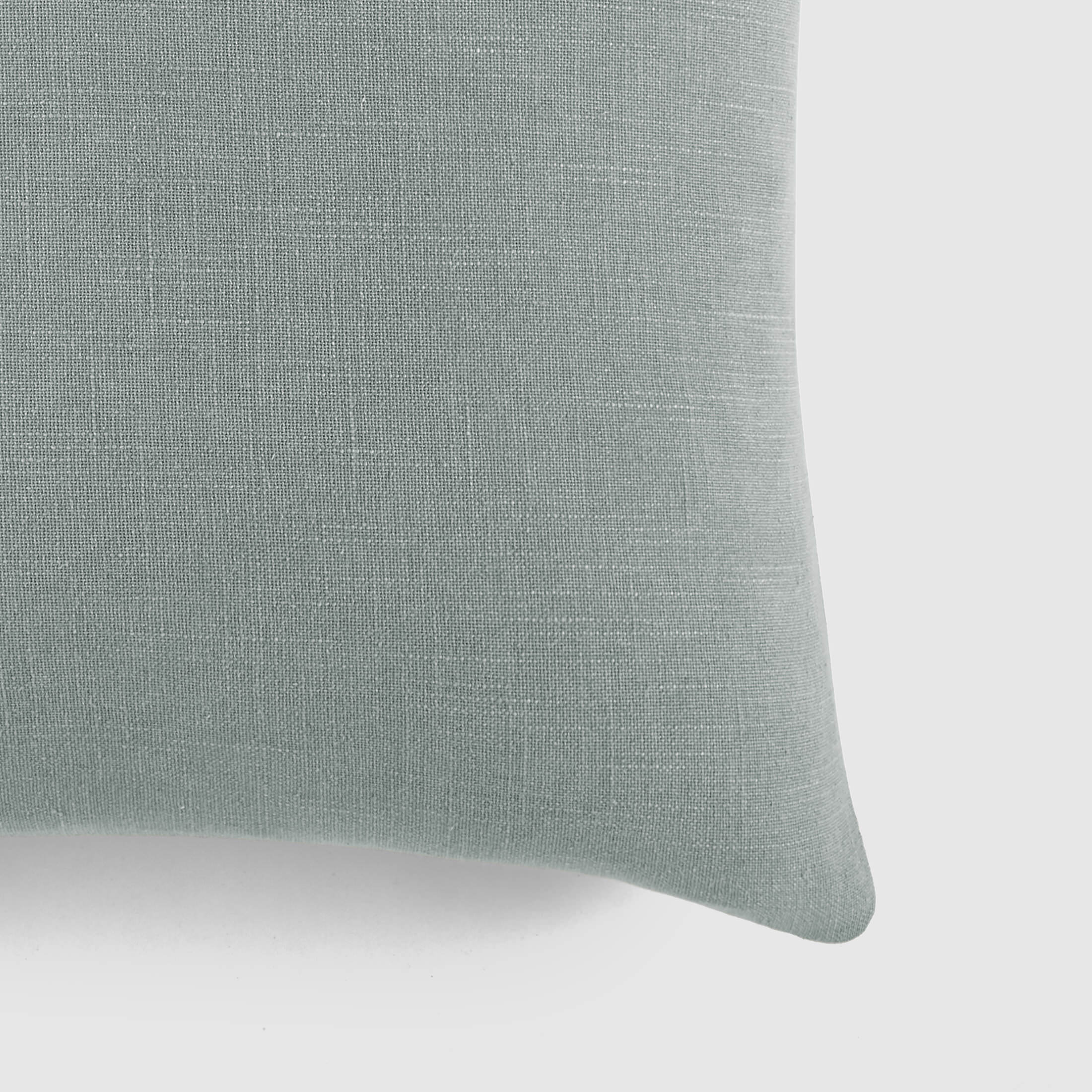 Stone Washed Throw Pillows in Distressed Cotton Solid Blue by Comfort Canopy