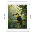 thumbnail image 2 of Paint by Numbers Kit for Adults, Tropical Bird Vibrant Jungle Scene Paint by Numbers, Easy Paint by Numbers Kit for Adults Beginner, DIY Adult Paint by Number Kits on Canvas, Home Decor, 2 of 7