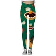 thumbnail image 3 of Thanksgiving Turkey Print Comfortable Breathable Leggings For Women Girls Leggings plus Size Leggings for Women Crazy Yoga Cute Tops for Women Womens Business Tops 80s Outfit Womens Outfits Summer, 3 of 4