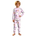 thumbnail image 5 of KPOPLK Kids Halloween Pajamas Long-Sleeve PJ Sets for Girls Cozy, Comfy, Funny Kids' Pajama Sets,Size 8-9 Years, 5 of 9